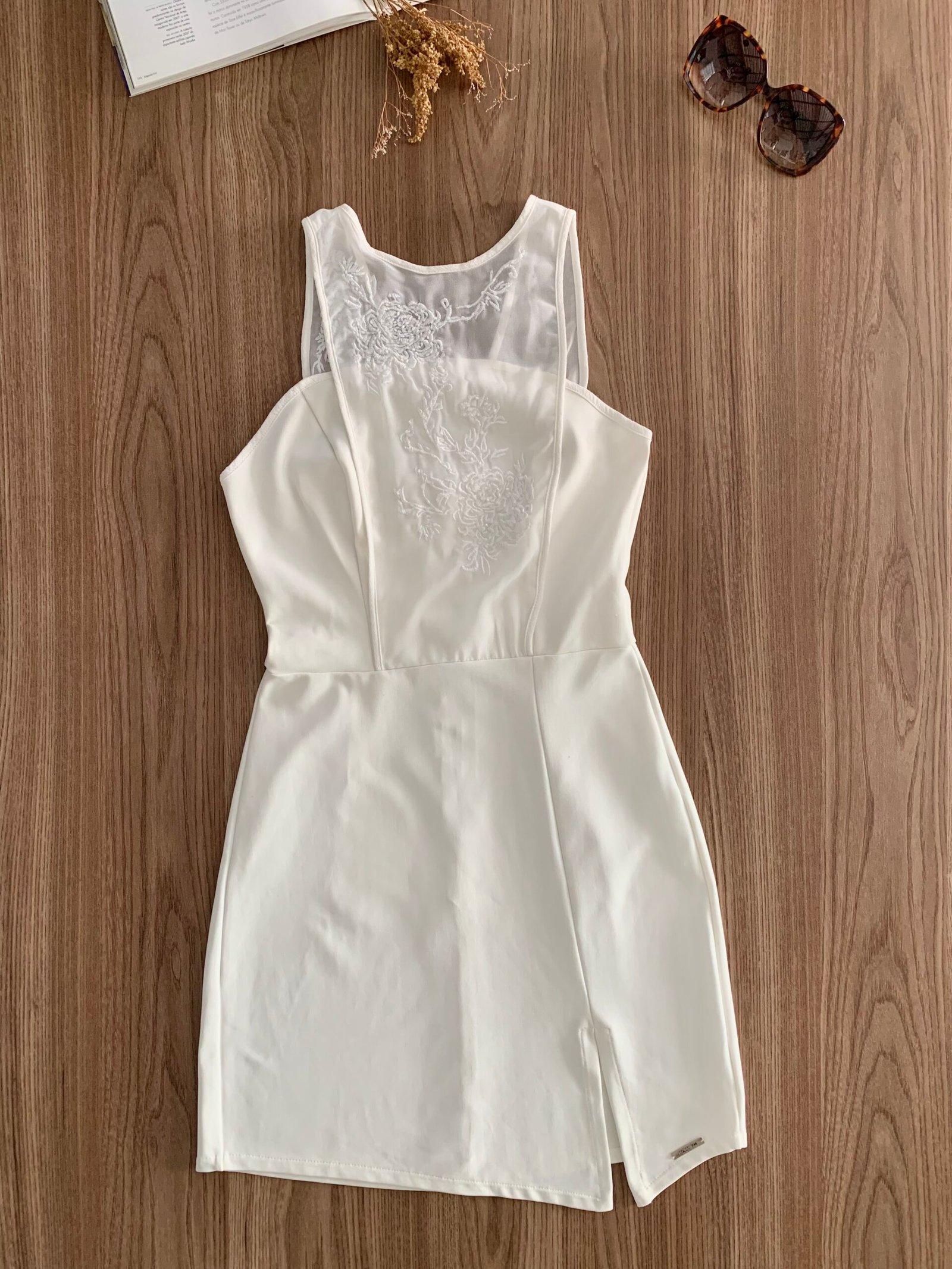 Vestido Colcci Tule Bordado